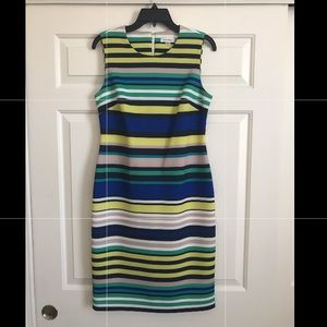 Women’s Multi-Striped Calvin Klein Dress
